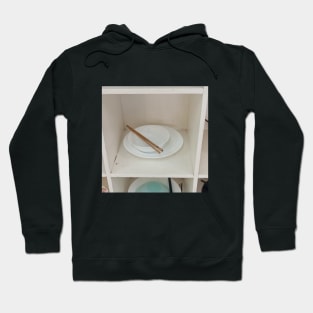 White Plates and Chopsticks Hoodie
